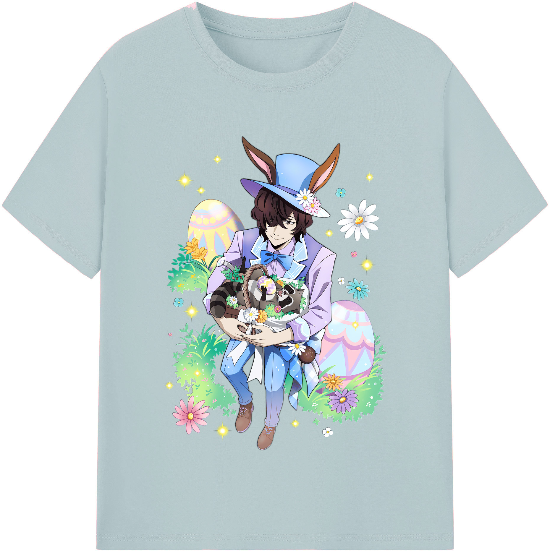 （画像用） 文豪ストレイドッグス Bungo Stray Dogs 綿100％半袖Tシャツ（フロントプリント）
